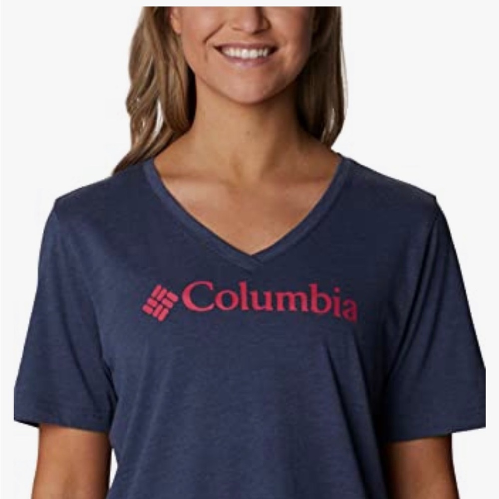 *BRAND NEW* Columbia Women's Mount Rose Relaxed Tee Shirt, Jersey Cotton Blend